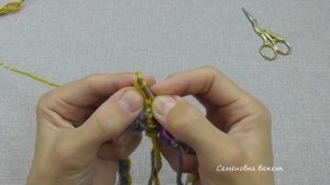 Мужской свитер Самым лучшим узором. Начало вязания. Подробный МК.