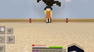 Игра в кальмара в Майнкрафте пе