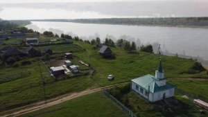 д. Нижние Аремзяны (Әремцән). Аэросъемка