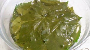 Замороженные виноградные листья