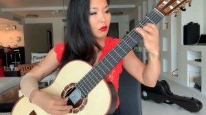 Thu Le plays El Choclo, arr. Roland Dyens, on Alma Guitar