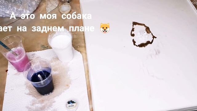 Срез камня Жеода Агата урок рисования эпоксидной смолой Geode resin art