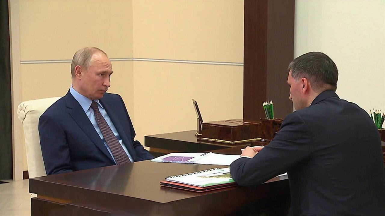 Глава Минприроды доложил президенту, как выполняется национальный проект "Экология"