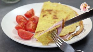 Чудо кулинарии – ОСЯНОБЛИН  с творожным СЫРОМ и ВЕТЧИНОЙ. Завтрак в стиле ПП или не очень…