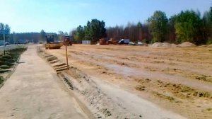 Автогрейдер ГС-25.09 в работе