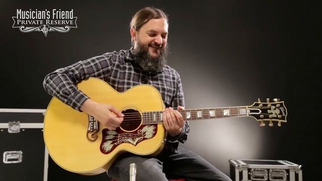 Gibson SJ-200 Montana Gold Custom Anniversary Acoustic-Electric Guitar Quilt смотреть онлайн