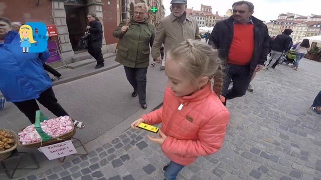 Я живу в Польше. Варшава, гуляем, покупаем сувениры, Старый город,, ярмарка, палац президента смотреть онлайн