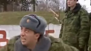 Солдаты:Погосян танцует и радуется