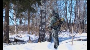 Зимняя охота с луком на оленя