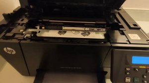 HP Color laserjet PRO MFP M176n printerin katricini dəyişmək