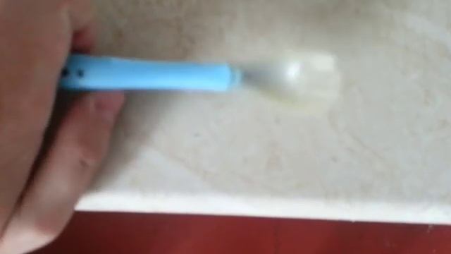 Силиконовая голубая вилка для ребенка от БыковаSilicon blue plug for the baby of the Bulls