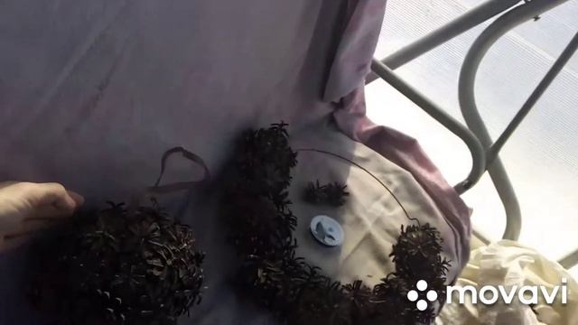 ?Шар и садовый венок из шишек {закрепленые проволокой}.? смотреть онлайн