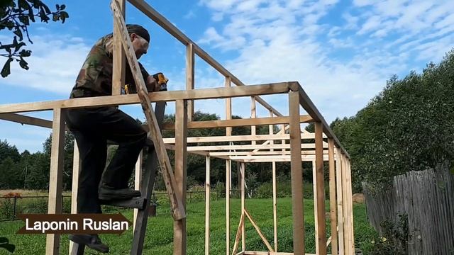 DIY. GREENHOUSE WITH YOUR OWN HANDS. Part 2. ТЕПЛИЦА, ПАРНИК СВОИМИ РУКАМИ. Часть 2 смотреть онлайн