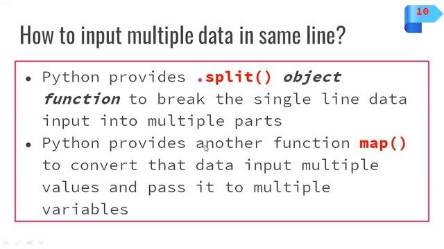 Python - Zero 2 Hero | EP #5 | Getting Multiple Inputs from User in Python смотреть онлайн