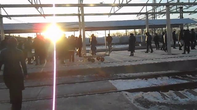 Фасад вокзала Караганды со стороны ЖД путей после Реконструкции
