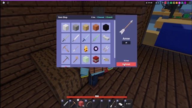 Роблокс бедварс хардкор! Roblox bedwars смотреть онлайн