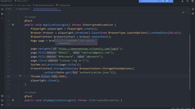 #39 Skip Authentication or Automatic Login in Playwright Java смотреть онлайн