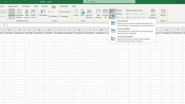 How to freeze rows and columns in MS Excel смотреть онлайн