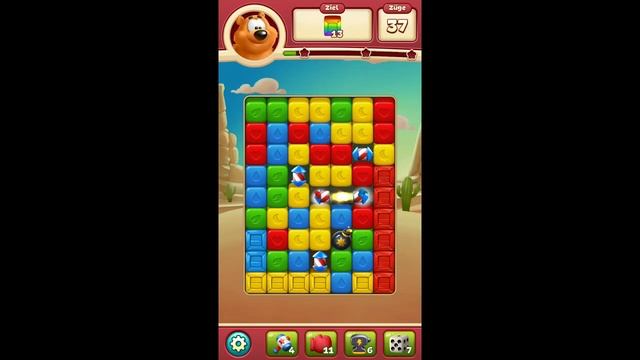 Toon Blast Level 71 ⭐⭐⭐ 2021 - Match 3 Puzzle Games NO BOOSTERS ? Android Gameplay #71 ✅
