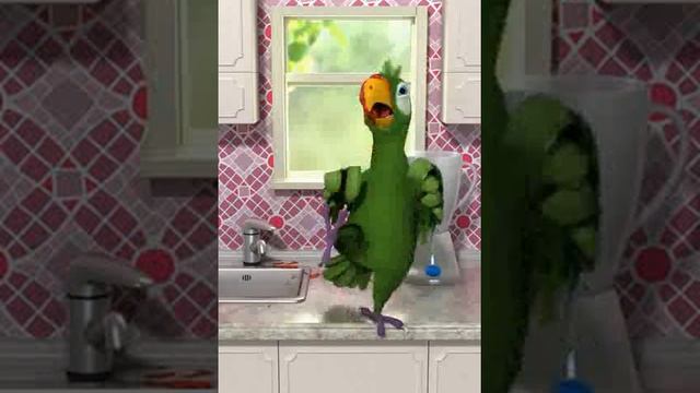 Кидаем помидоры и прочий мусор с попугаем Пьер:-) смотреть онлайн