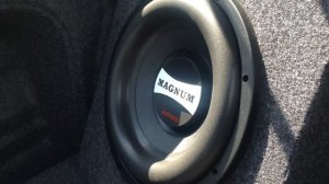 Magnum m12d2 в ЗЯ от кикса 1.600 (подключение в 4 Ом)