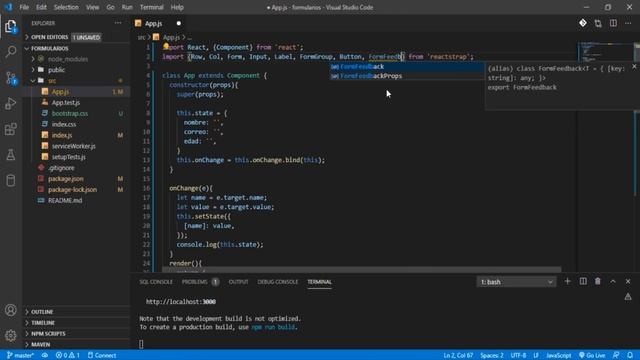 Manejo de Formularios con React.JS смотреть онлайн