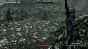 Skyrim Civil War mod PS4 Stormcloaks attak Falkreath