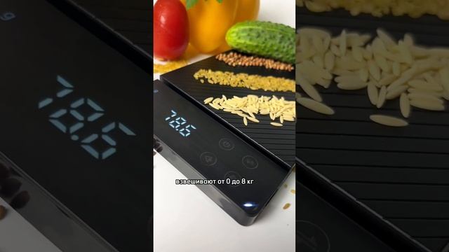 Кухонные весы электронные Xiaomi ATuMan Duka ES1 до 8 Кг черные. Заказывала на Яндекс Маркете смотреть онлайн