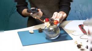 Композиция «Новогодняя» в вазе