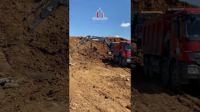 Вывоз грунта #генстройтранс #гст #строительство #shorts #спецтехника