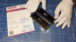 Распаковка — Оперативная память DDR4 Kingston KF432C16RBK2/16