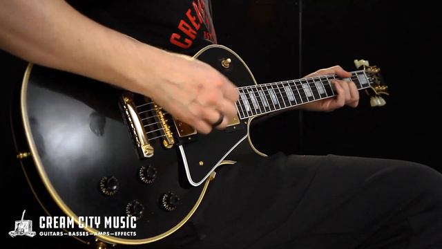 TONE CHECK: Gibson Custom 1957 Les Paul Custom Murphy Lab Ultra Light Aged Demo | Cream City Music смотреть онлайн