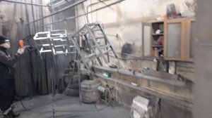 Порошковая покраска мебели в стиле Luft