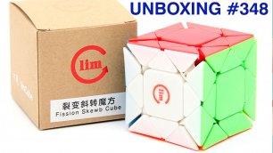 Unboxing №348 f/s LimCube Fission Skewb Cube. Фишн Скьюб. Обзор