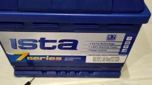 Распаковка - Автомобильный аккумулятор Ista 7 Series 6СТ-62А2Е