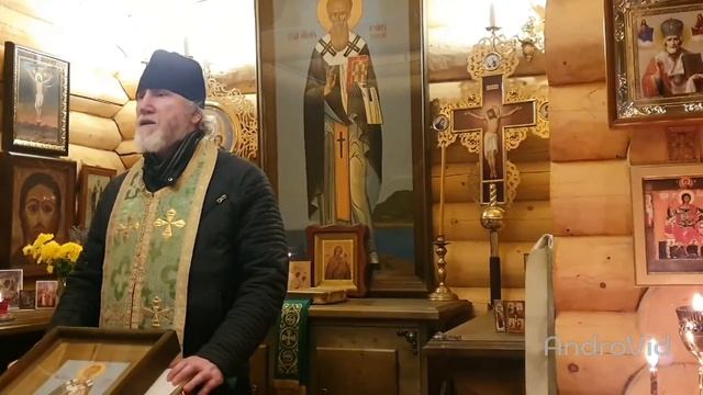 07.11.22.Партенит.Молебен в Часовне Иоанна Готского Проповедь о.Никиты. смотреть онлайн