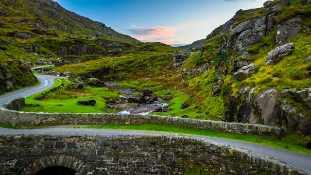 Традиционная расслабляющая кельтская музыка с красивыми пейзажами Ирландии и Шотландии смотреть онлайн