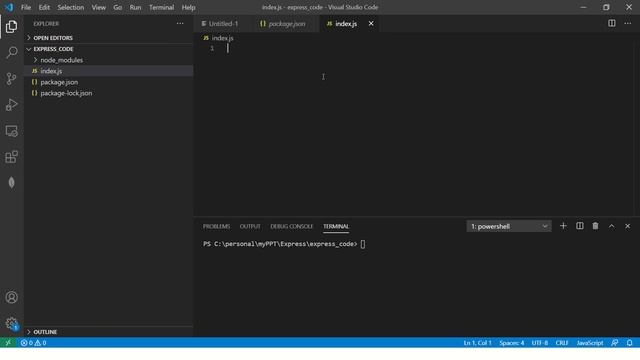 Express JS Tutorial #2 - Installation | Node Express JS Tutorial смотреть онлайн