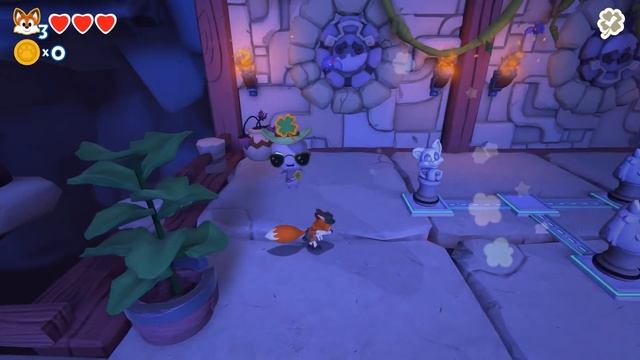 Super Lucky's Tale приключение #2 Побег от Големов