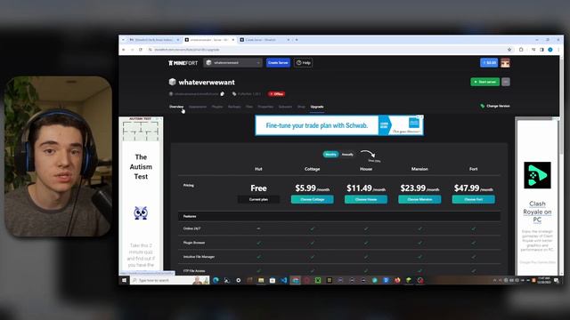 Create a FREE Minecraft Server with Minefort! Tutorial + Review
