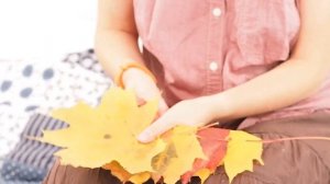 Корона из листьев клёна. Делаем украшения из осенних листьев. Праздник осени и праздник урожая