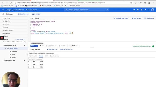 How to add User-Defined Functions (UDF) in a Custom Query