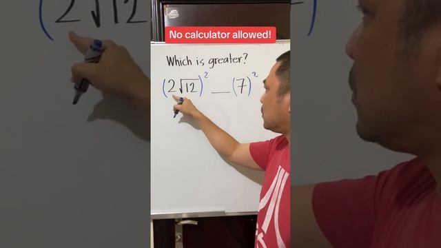 No Calculator Allowed #greaterthan #mathematics #mathematics #nocalculator смотреть онлайн