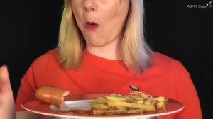 Awesome Eating Sounds ?? Bockwurst & Fries Mukbang | ASMR