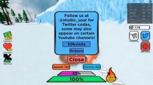 (2021) ALL *NEW* SECRET OP CODES! Sled Simulator Roblox