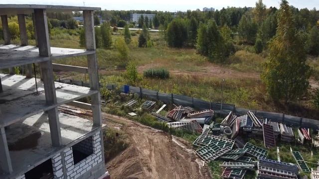 DJI MINI 2 l Объект незавершенного строительства / Строительство нового здания l г.Кстово смотреть онлайн