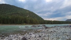 Узнезя Чемал Алтай Берег р. Катунь