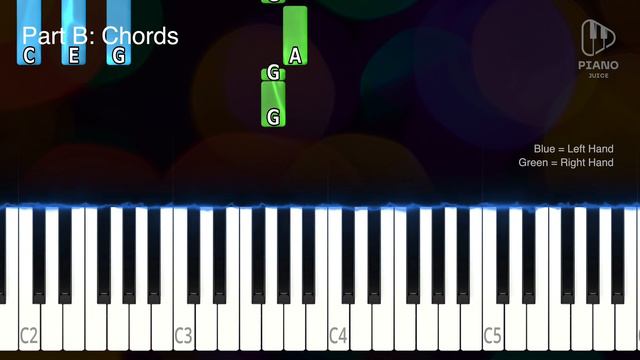 EASY! Happy Birthday with Chords | Piano Tutorial BEGINNER смотреть онлайн