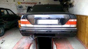 Mercedes W140 как ЗВУЧИТ СПОРТИВНЫЙ ВЫХЛОП!