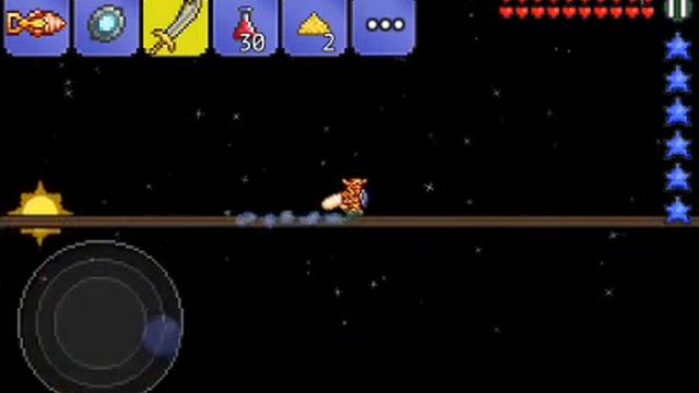 Let's Play Terraria на Андроид #3 (крылья феи и 3 фейла) смотреть онлайн